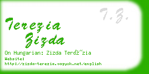 terezia zizda business card